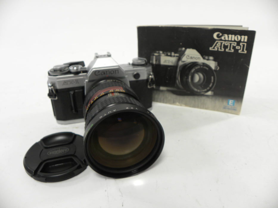 Canon AT-1 35mm SLR camera w/Makinon 28-80mm f3.5