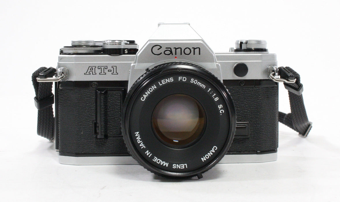 Canon AT-1 SLR Camera with 50mm f/1.8 S.C. FD Lens