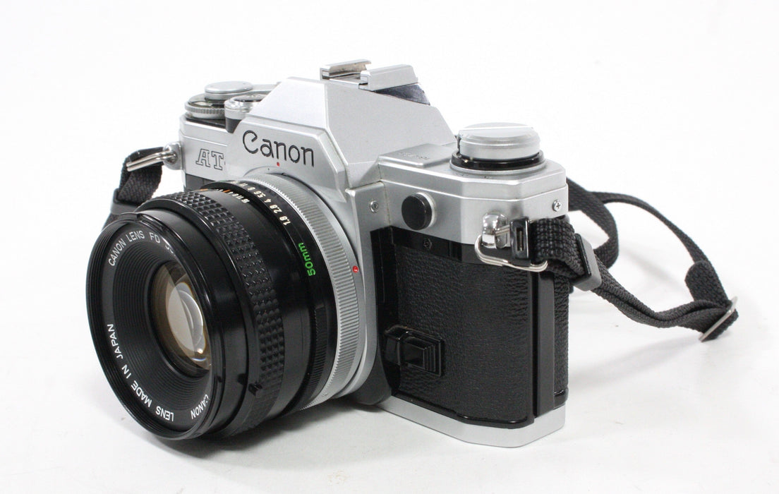 Canon AT-1 SLR Camera with 50mm f/1.8 S.C. FD Lens