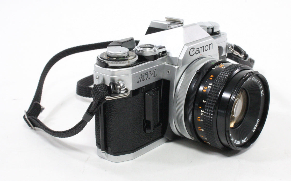 Canon AT-1 SLR Camera with 50mm f/1.8 S.C. FD Lens