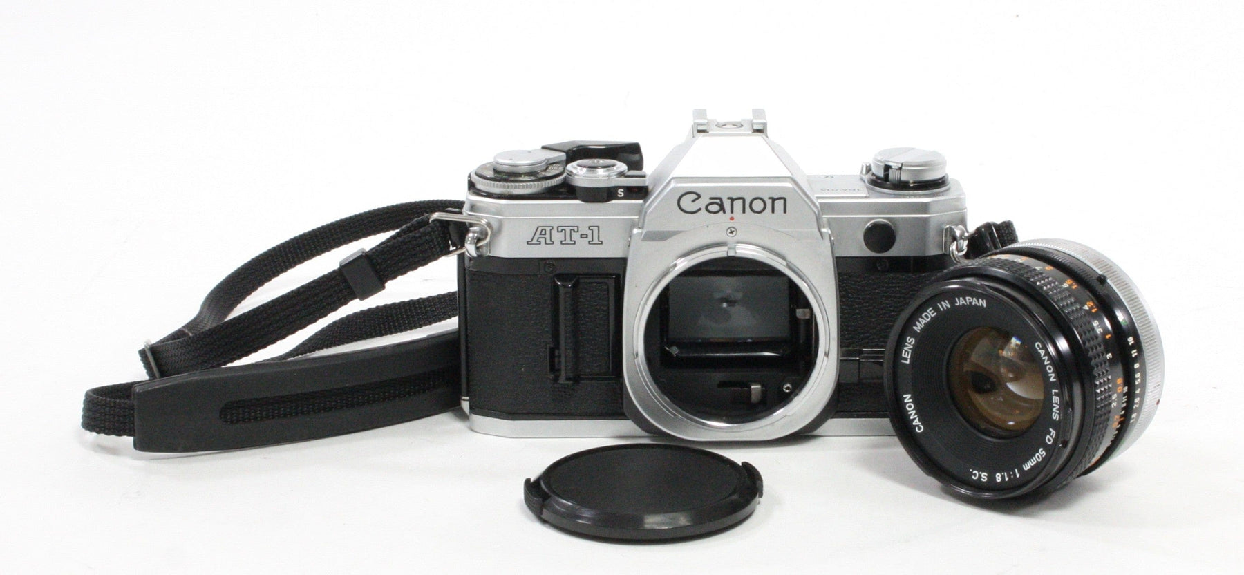 Canon AT-1 SLR Camera with 50mm f/1.8 S.C. FD Lens
