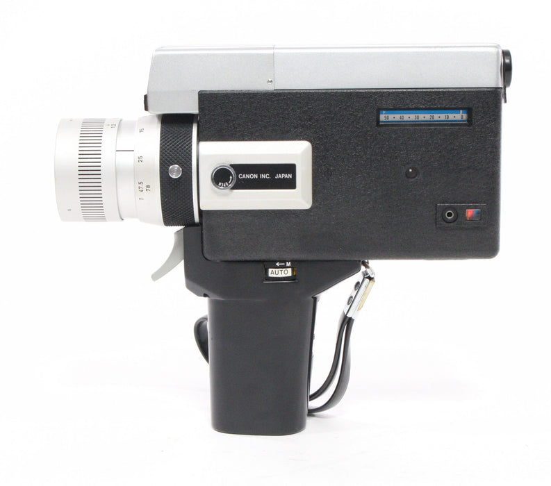 Canon Auto Zoom 518 Super 8 Camera with C-81.6X Converter AS-IS