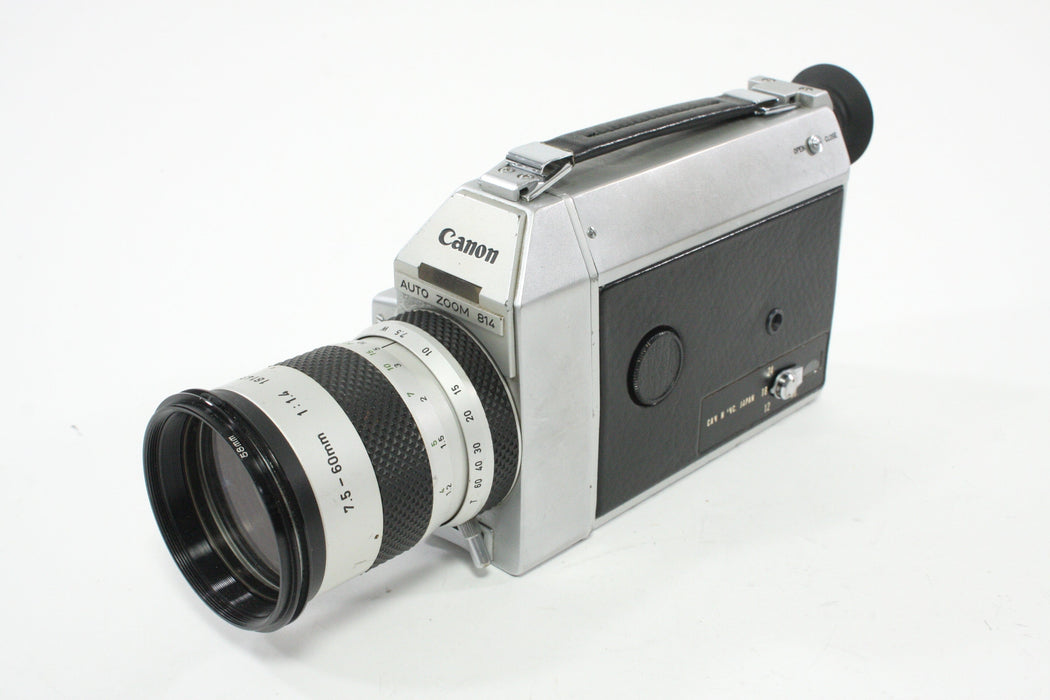 Canon Auto Zoom 814 Super 8 with a Canon 7.5-60mm f/1.4 Lens AS-IS