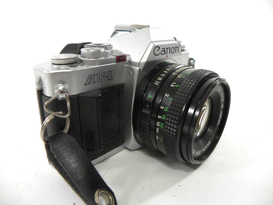Canon AV-1 35mm SLR Camera w/FD 50mm f1.8
