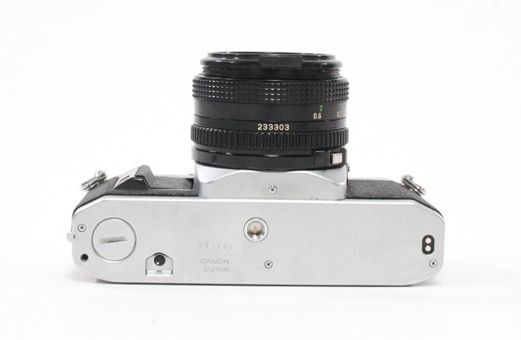 Canon AV-1 35mm SLR Camera with 50mm f/1.8 FD Lens