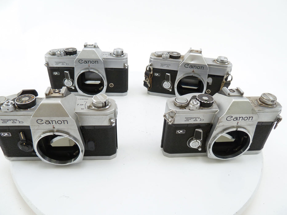 Canon Chrome  FTB and FT Camera Bodies being sold AS IS for PARTS ONLY