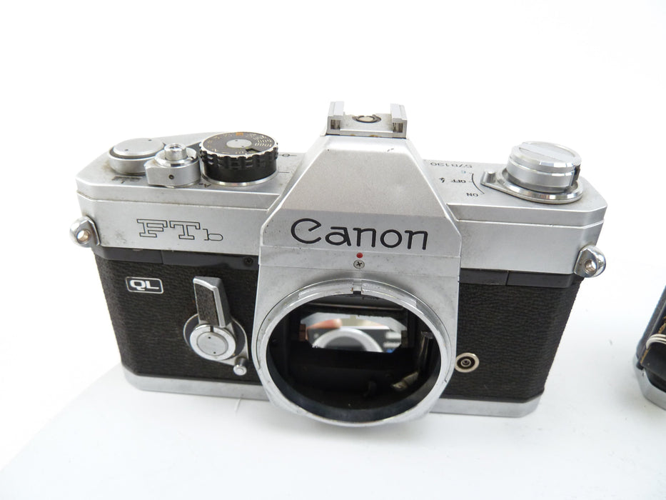 Canon Chrome  FTB and FT Camera Bodies being sold AS IS for PARTS ONLY