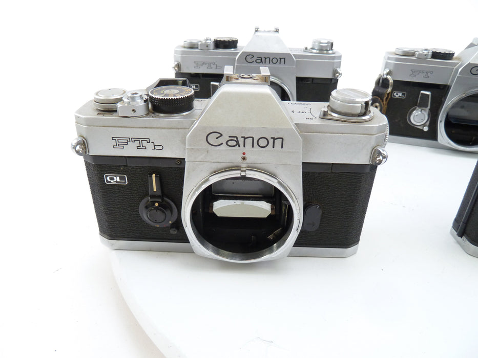 Canon Chrome  FTB and FT Camera Bodies being sold AS IS for PARTS ONLY