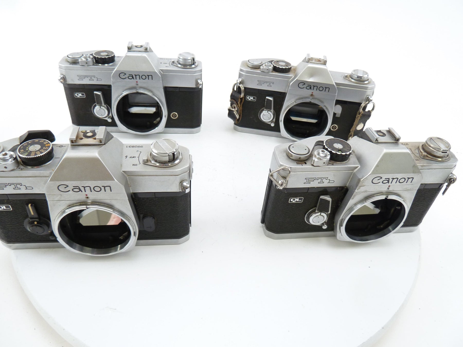 Canon Chrome  FTB and FT Camera Bodies being sold AS IS for PARTS ONLY