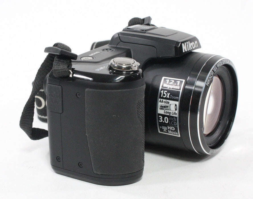 Canon Coolpix L110 15x Zoom 12.1mp Digital Point and Shoot Camera