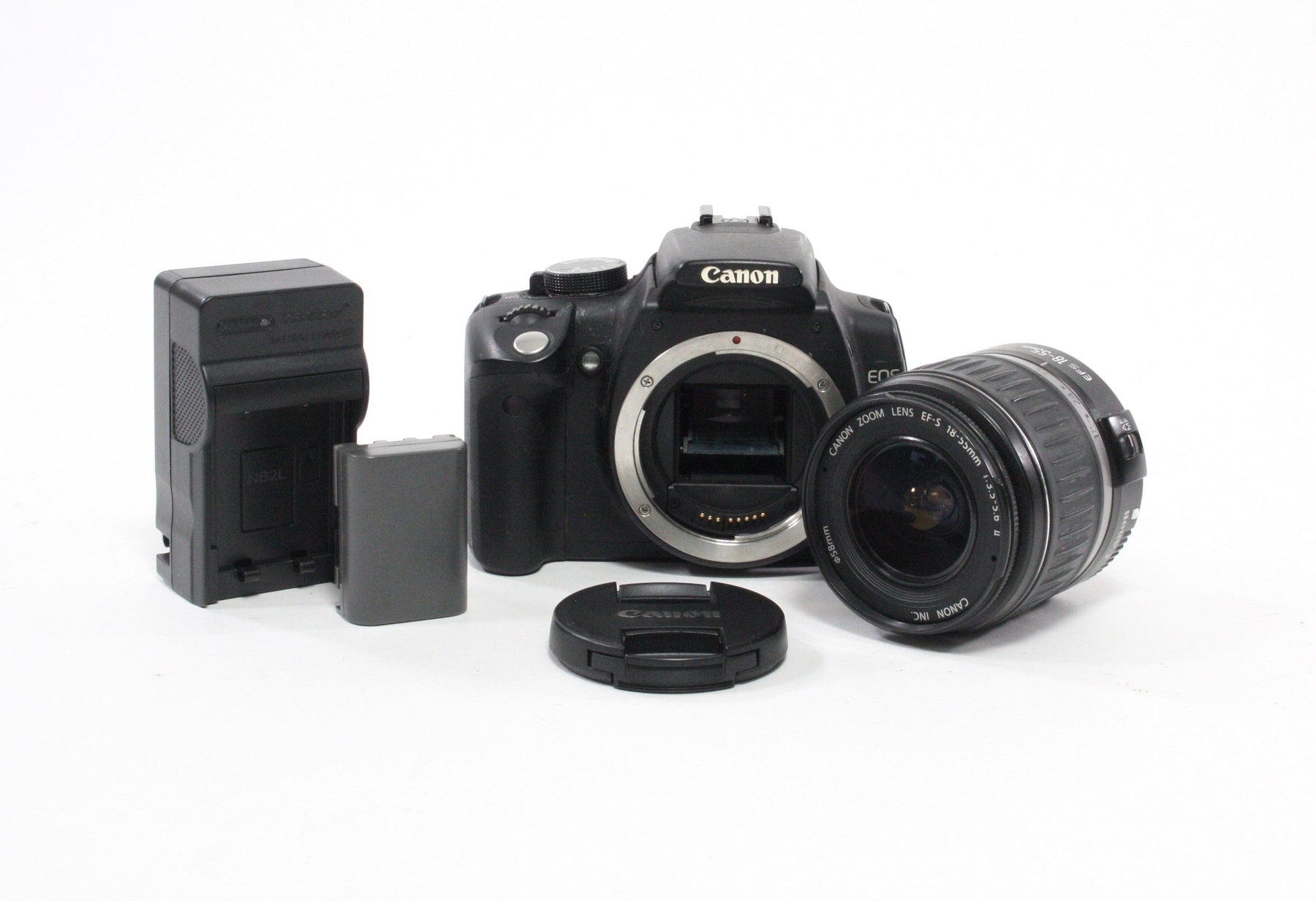 Canon Digital Rebel XT DSLR Camera with 18-55mm f/3.5-5.6 II Lens