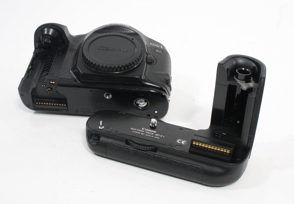 Canon EOS-1 35mm SLR Camera with Motordrive Battery Pack BP-E1