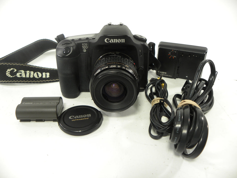 Canon EOS 10D 6.3mp Digital SLR w/EF Zoom 35-80 f4-5.6 USM