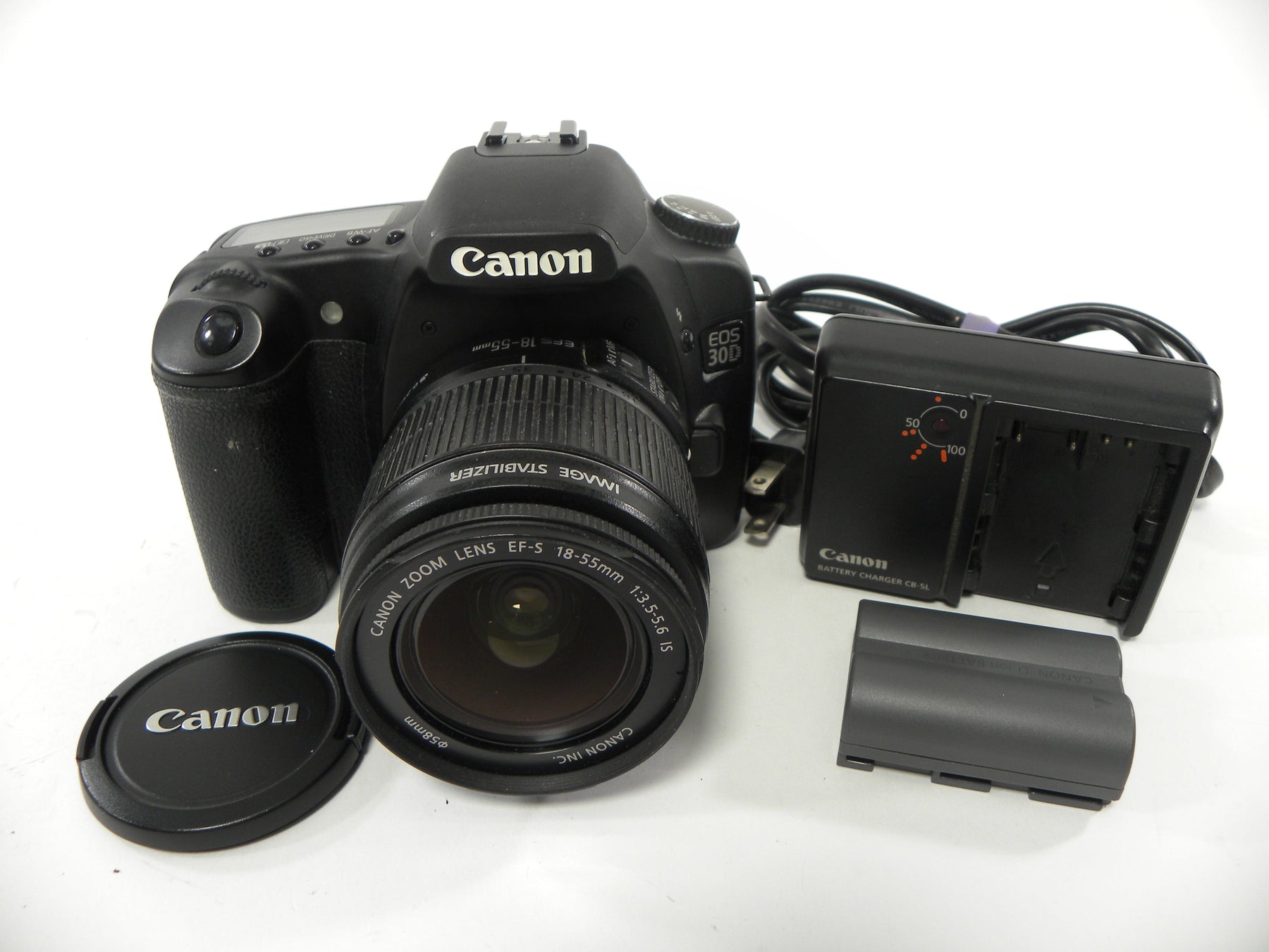 Canon EOS 30D 8.2mp Digital SLR w/EF-S 18-55mm f3.5-5.6 IS