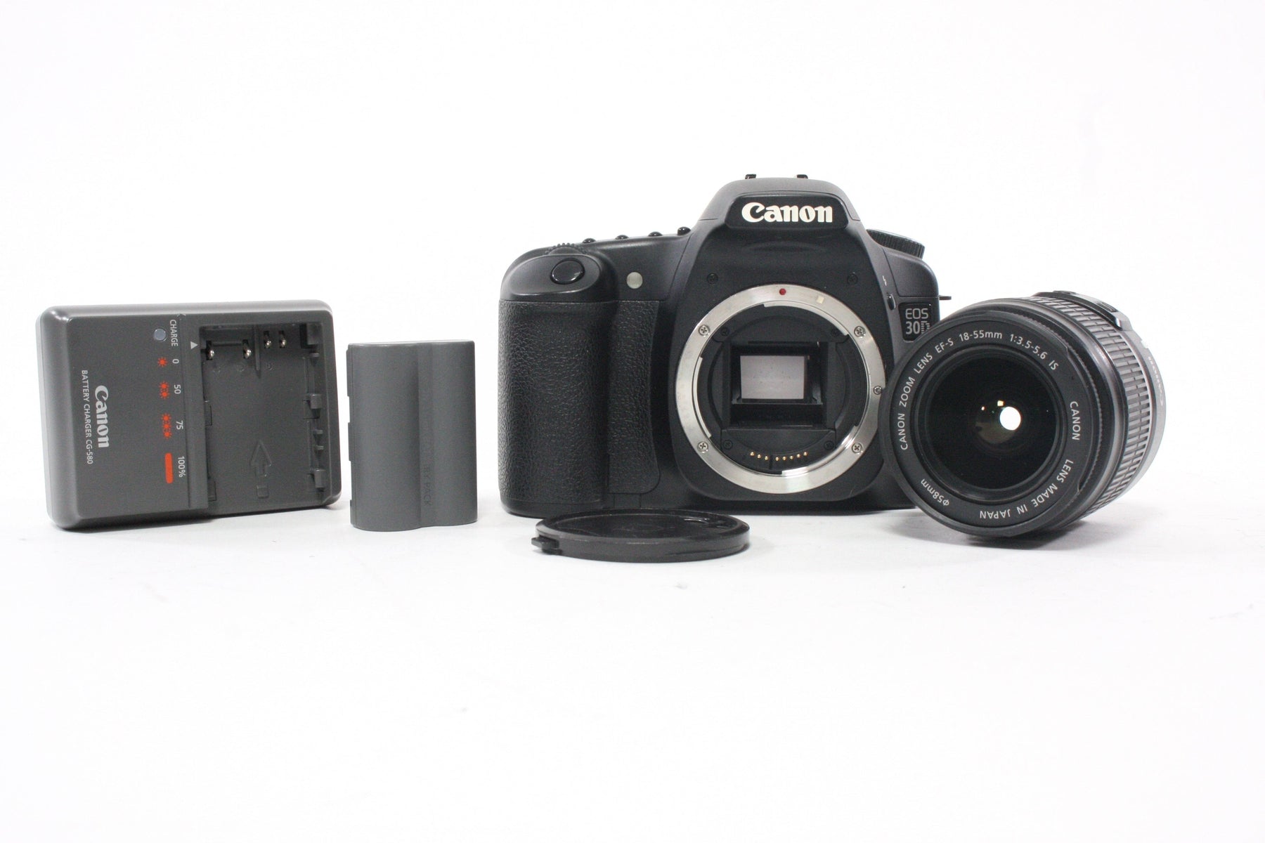 Canon EOS 30D DSLR Camera with 18-55mm f/3.5-5.6 IS Lens for Canon EF-S Mount