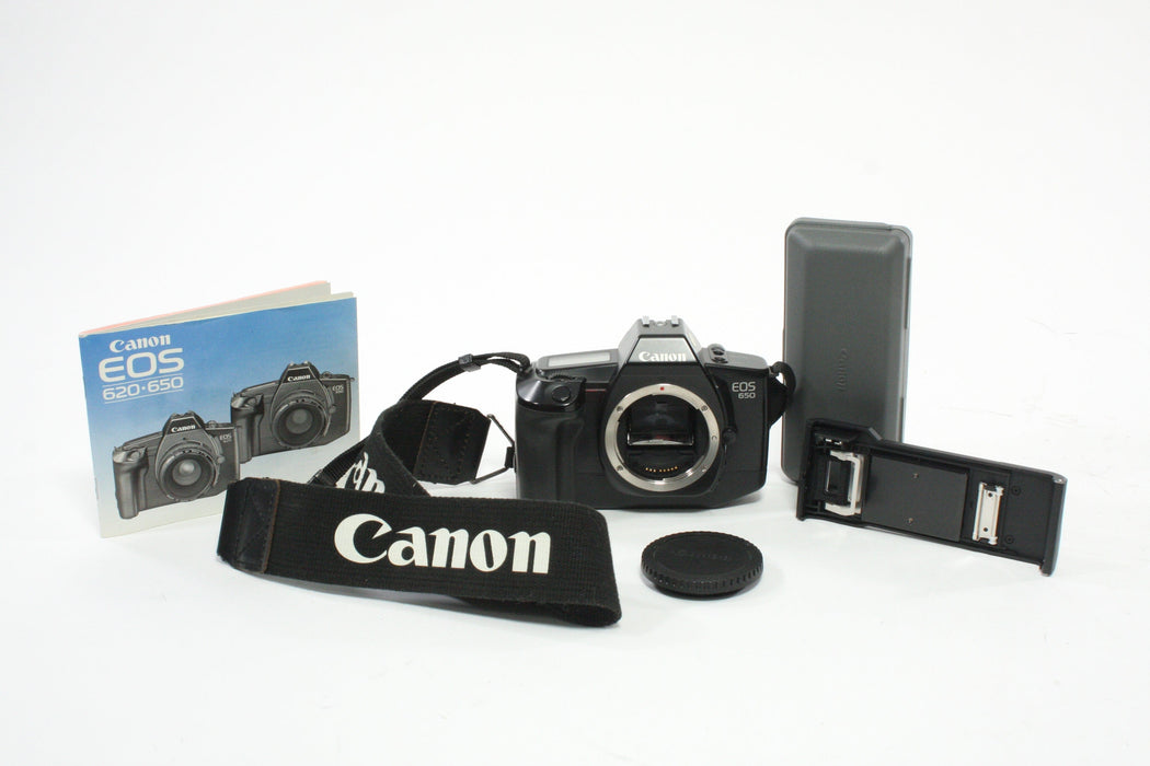 Canon EOS 650 SLR 35mm Camera with Date Back E