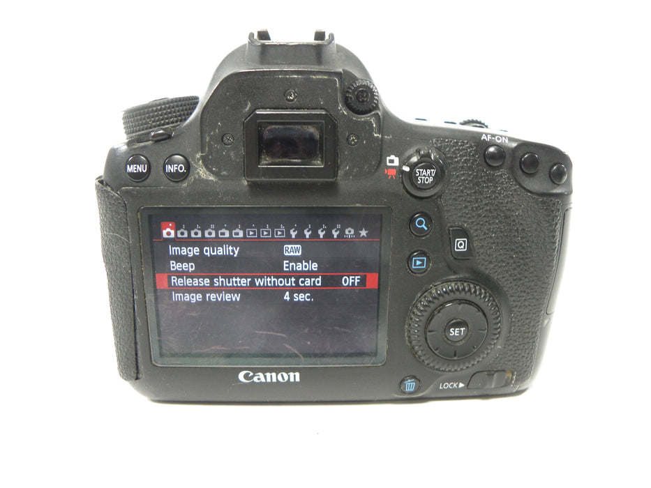 Canon EOS 6D 20.2m Digital SLR w/85mm f1.8 Shutter Ct. 156,543 AS IS No Returns!!