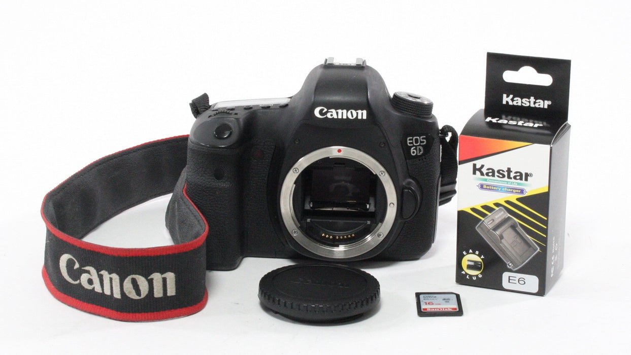 Canon EOS 6D DSLR with Shutter Count 28,258