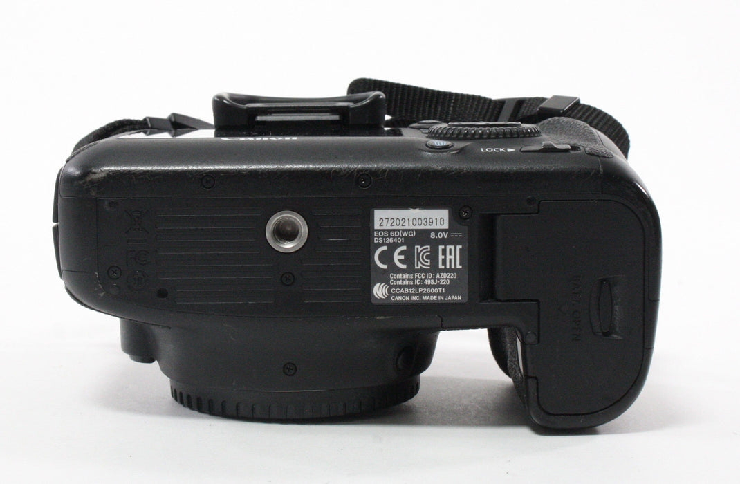 Canon EOS 6D DSLR with Shutter Count 28,258