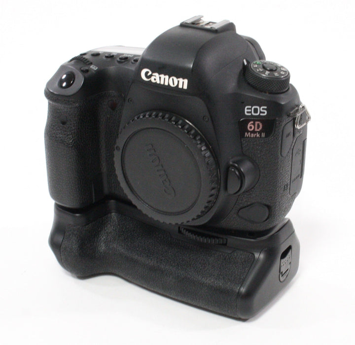 Canon EOS 6DII Digital SLR Body with Shutter Count 155,147 Incl Vivitar Battery Grip