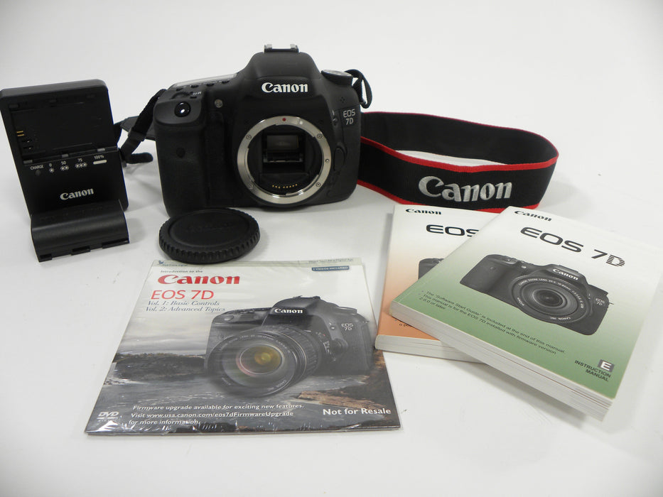 Canon EOS 7D 18.0mp Digital SLR Body Only Shutter Ct. 244
