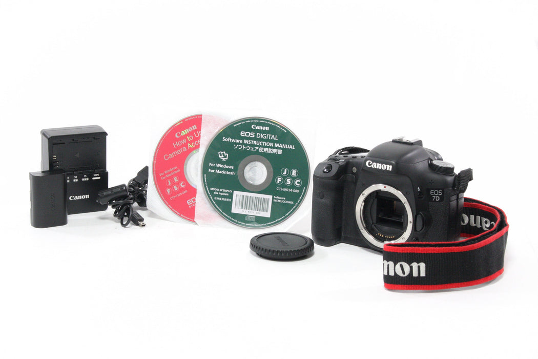 Canon EOS 7D DSLR Camera Body with a Shutter Count of 15,607