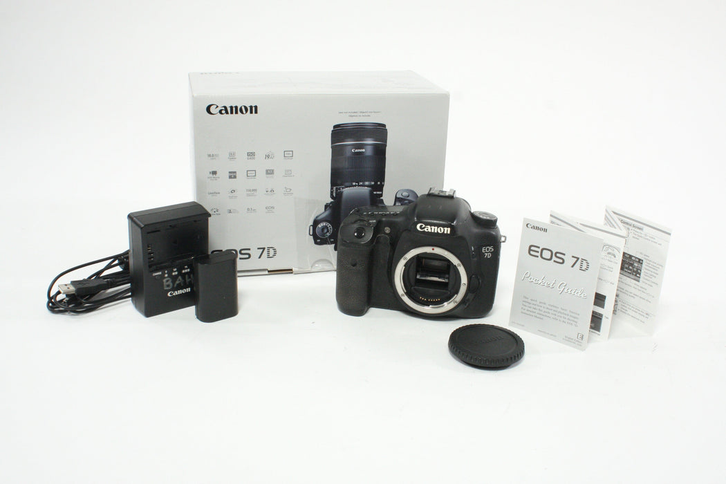 Canon EOS 7D DSLR Camera with a Shutter Count of 171,026