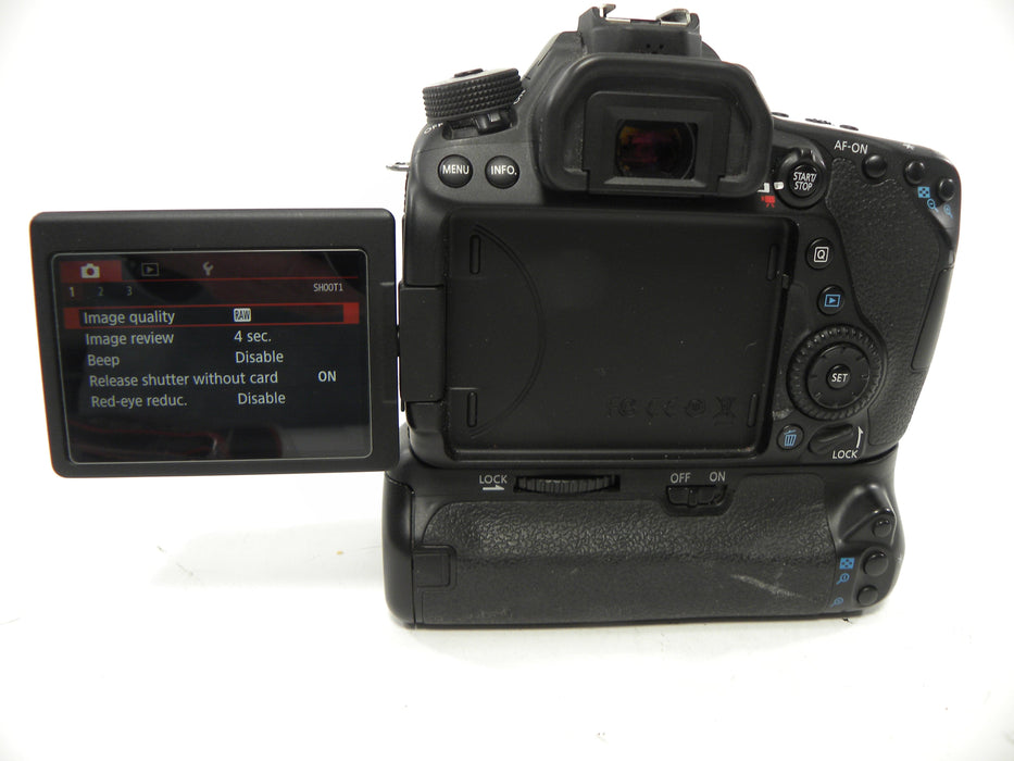 Canon EOS 80D 24.2mp Digital SLR Body only w/grip S/C 4,212