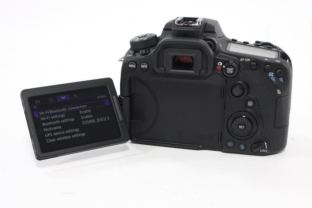 Canon EOS 90D - Body Only Shutter Count under 1000