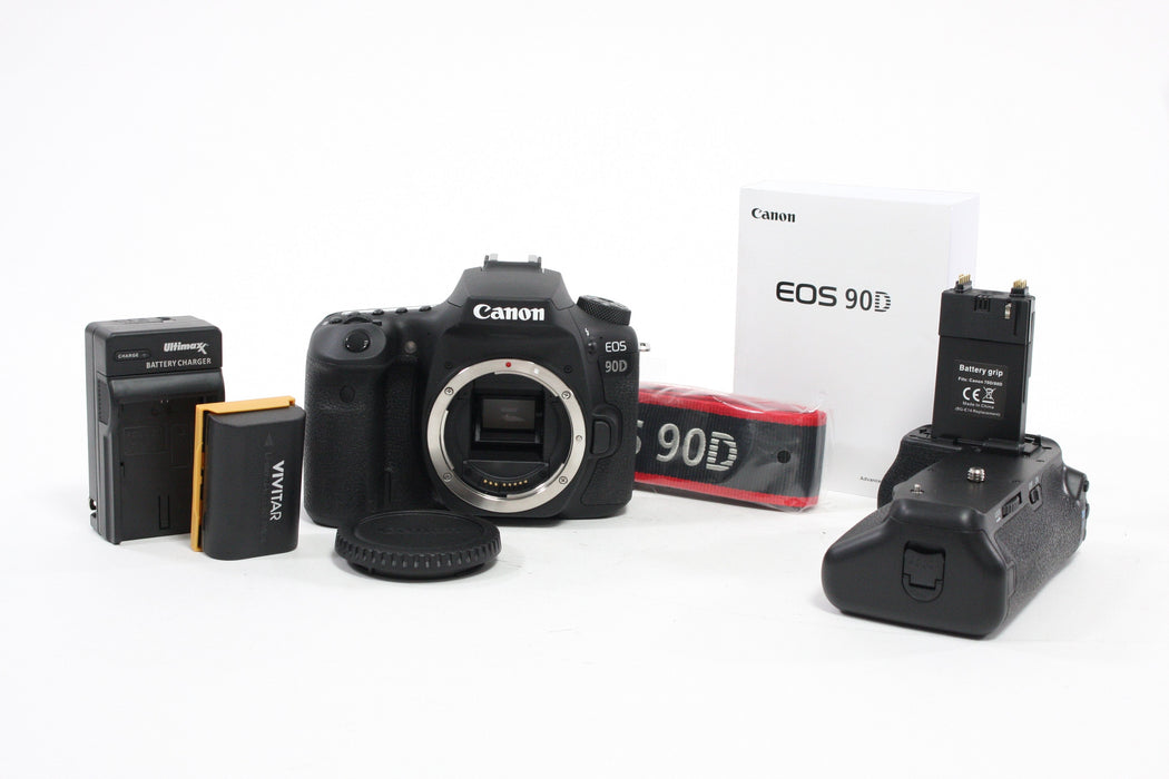 Canon EOS 90D - Body Only Shutter Count under 1000