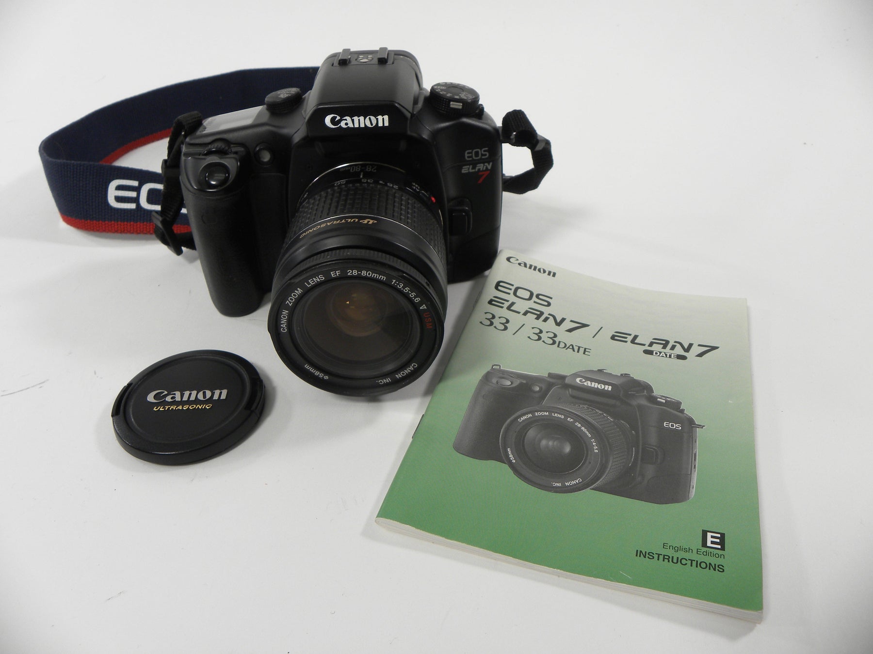 Canon EOS Elan 7 35mm SLR w/EF 28-80mm f3.5-5.6