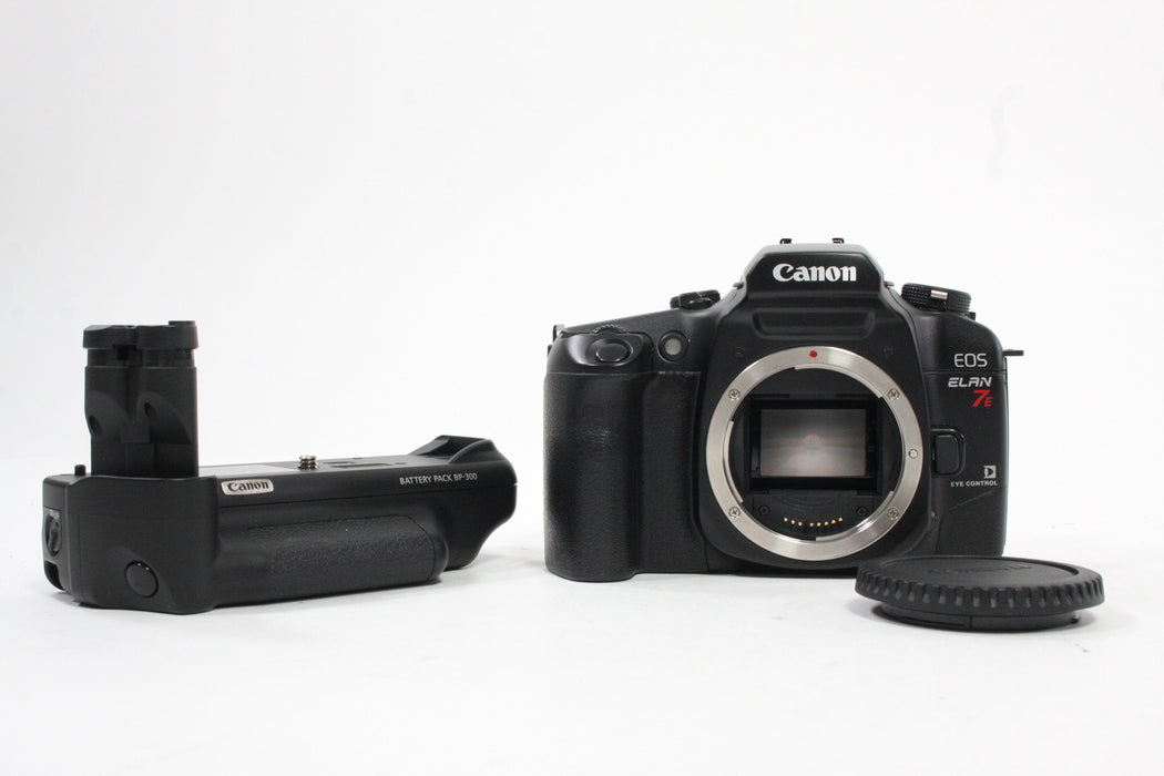 Canon EOS Elan 7E 35mm SLR Camera Body with Canon BP-300 Battery Pack
