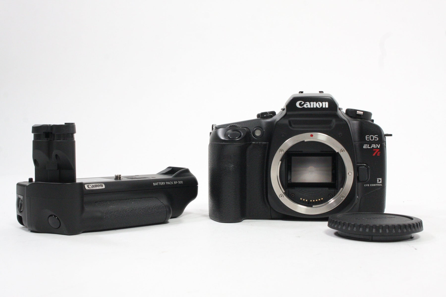 Canon EOS Elan 7E 35mm SLR Camera Body with Canon BP-300 Battery Pack