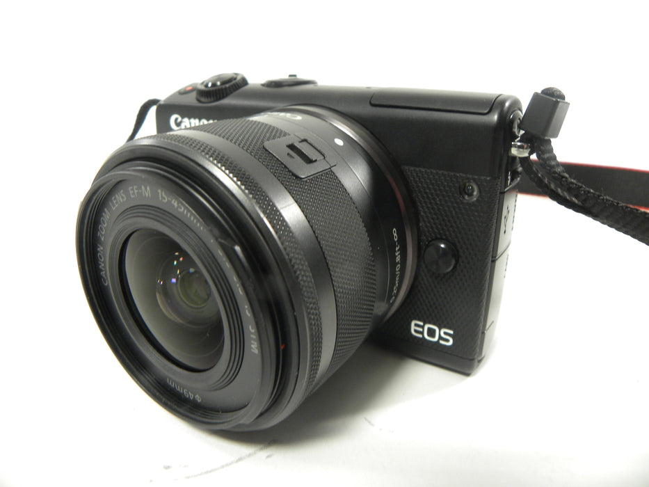 Canon EOS M100 24.2mp Digital Mirroless camera w/EF-M 15-45mm f3.5-6.3 IS STM