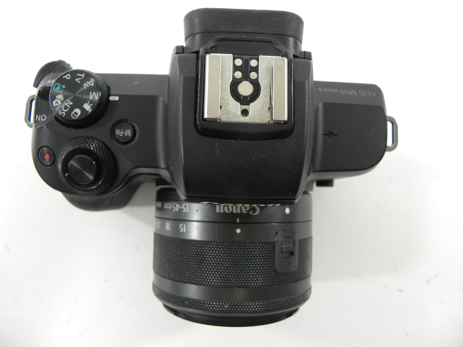 Canon EOS M50 Mark II 24.1mp Mirrorless Digital w/EF-M 15-45 IS STM  AS IS  Read?