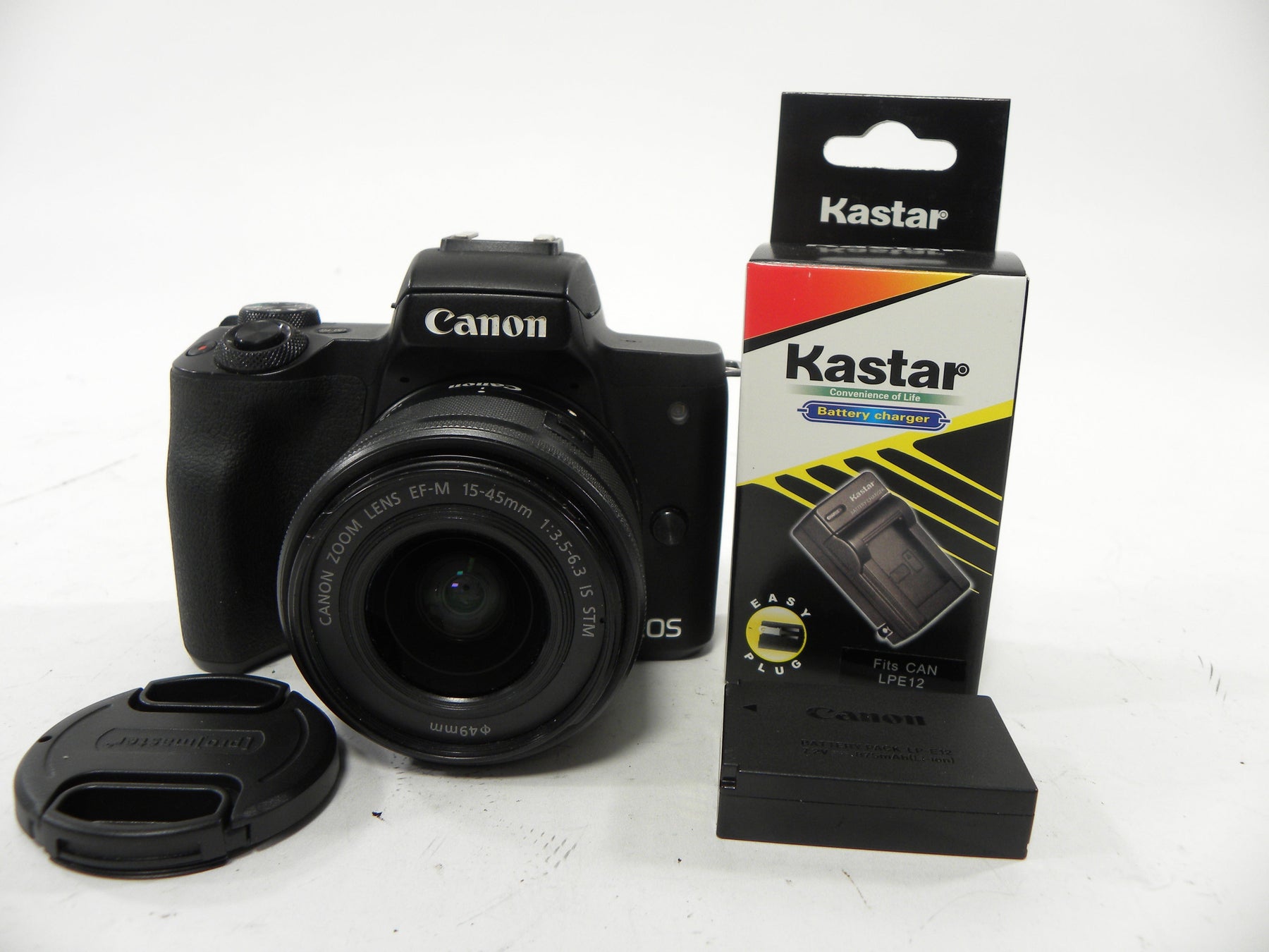 Canon EOS M50 Mark II 24.1mp Mirrorless Digital w/EF-M 15-45 IS STM  AS IS  Read?