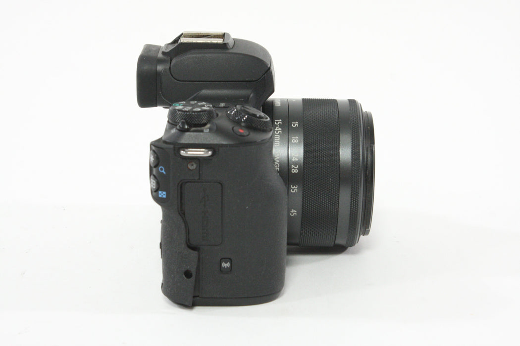 Canon EOS M50 with 15-45mm F3.5-6.3 IS STM Lens - Shutter Count 8000