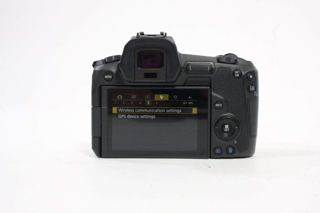 Canon EOS R Mirrorless Camera Body with a Shutter Count 15,000