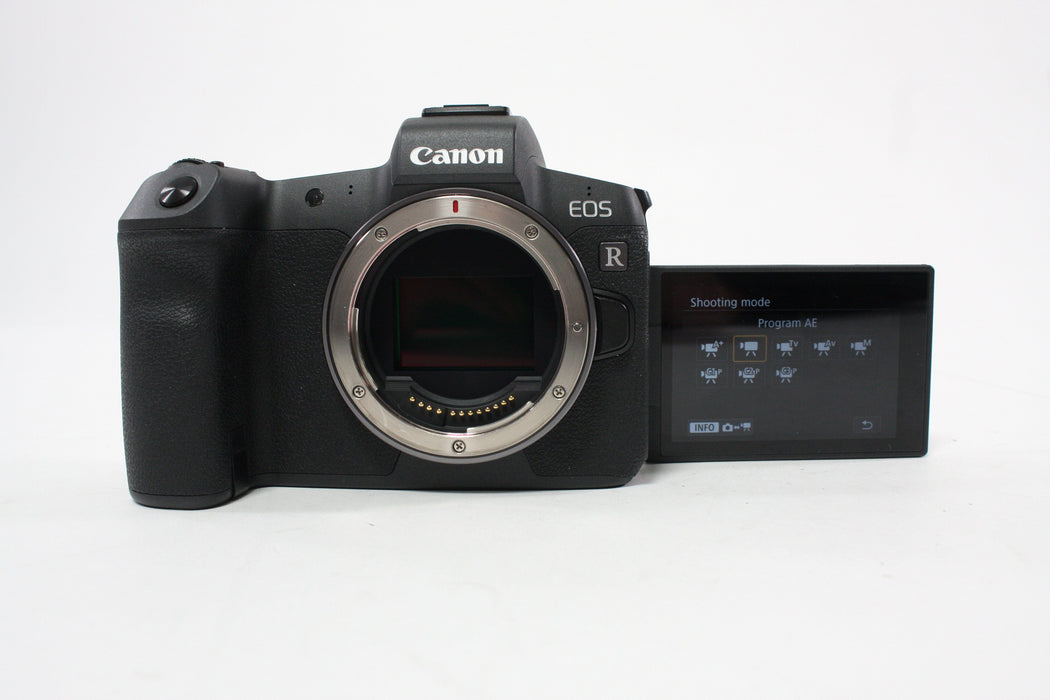 Canon EOS R Mirrorless Digital Camera Body with Pocket Guide and Book Shutter Count <5,000