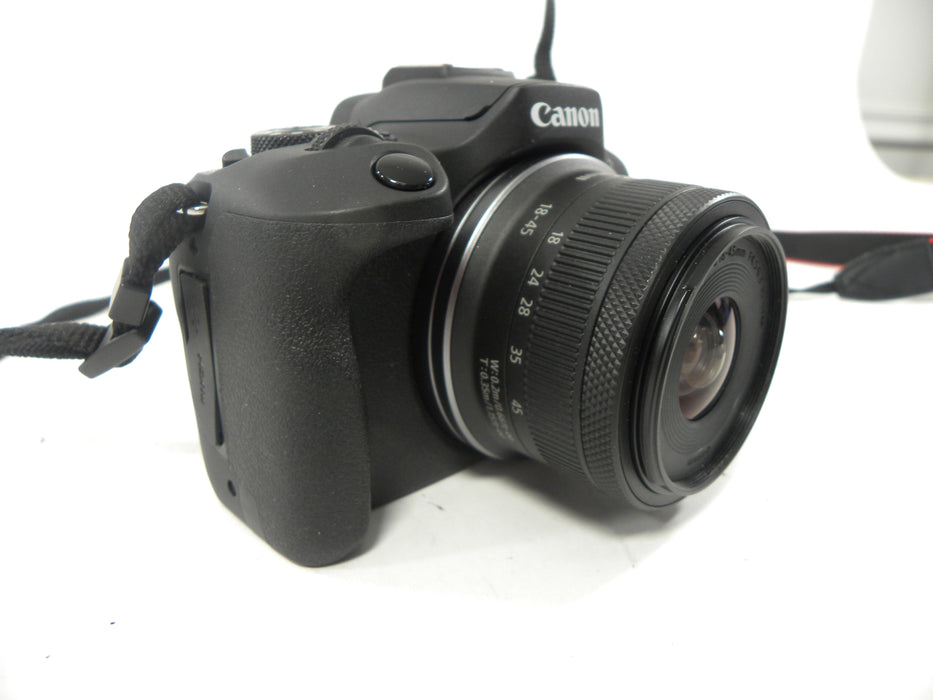 Canon EOS R100 24.1mp Digital Mirrorless w/RF-S 18-45 IS STM SC >8000