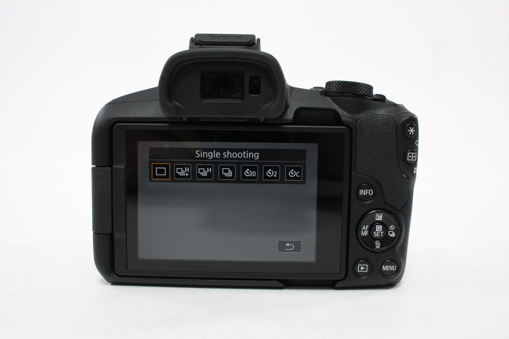 Canon EOS R50 Mirrorless Camera with 18-45mm f/4.5-5.3 IS STM SC 1,000 or less