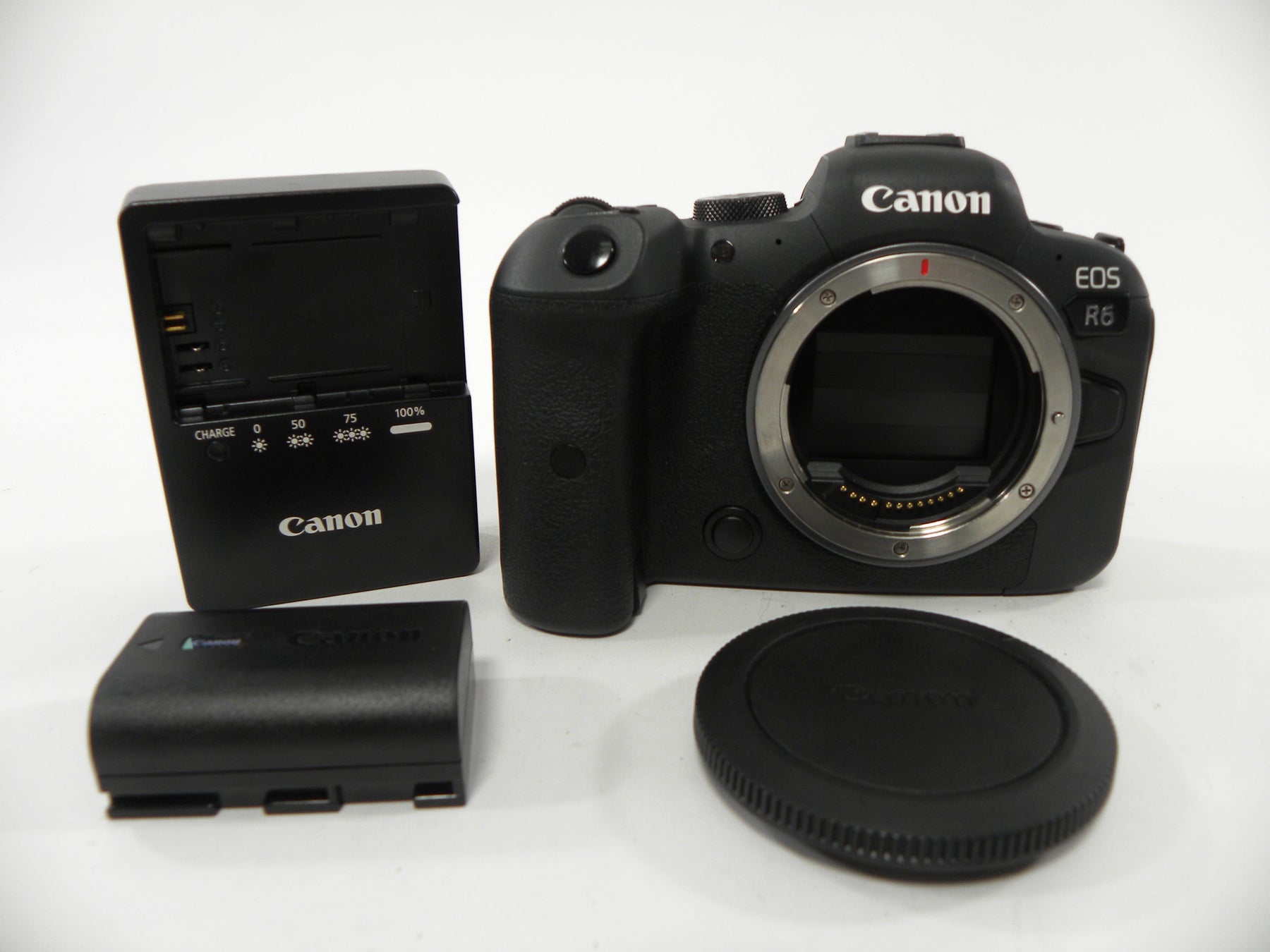 Canon EOS R6 20mp Mirrorless Digital Camera Body only shutter ct.