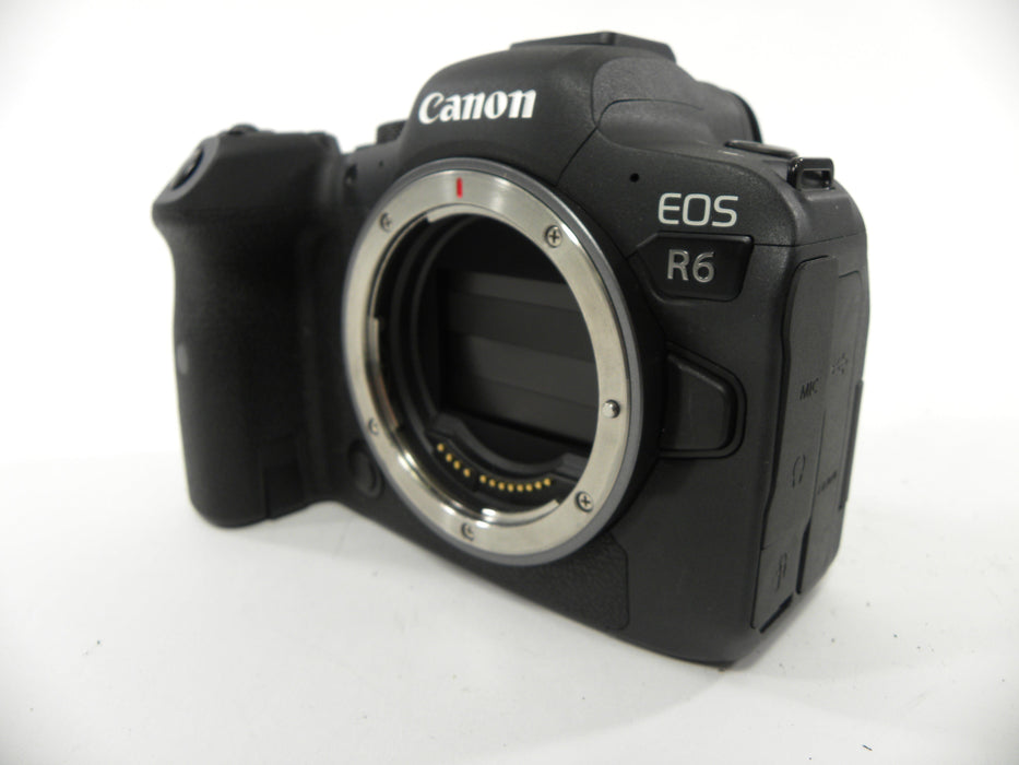Canon EOS R6 20mp Mirrorless Digital Camera Body only shutter ct.
