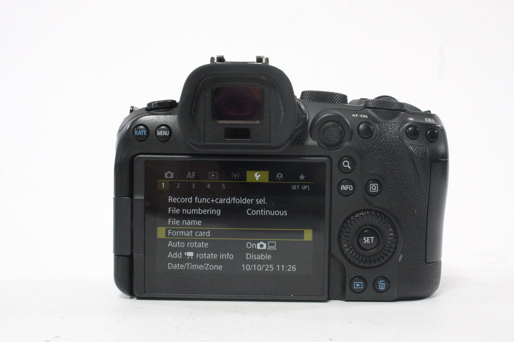 Canon EOS R6 Digital Mirrorless Camera Body with Shutter Count 294,000