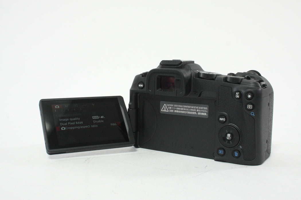 Canon EOS R8 Mirrorless Digital Camera with a Shutter Count less than 1,000