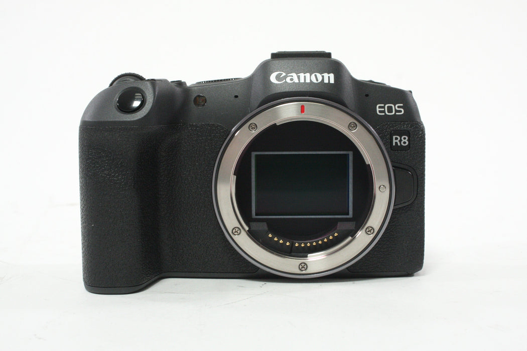 Canon EOS R8 Mirrorless Digital Camera with a Shutter Count less than 1,000