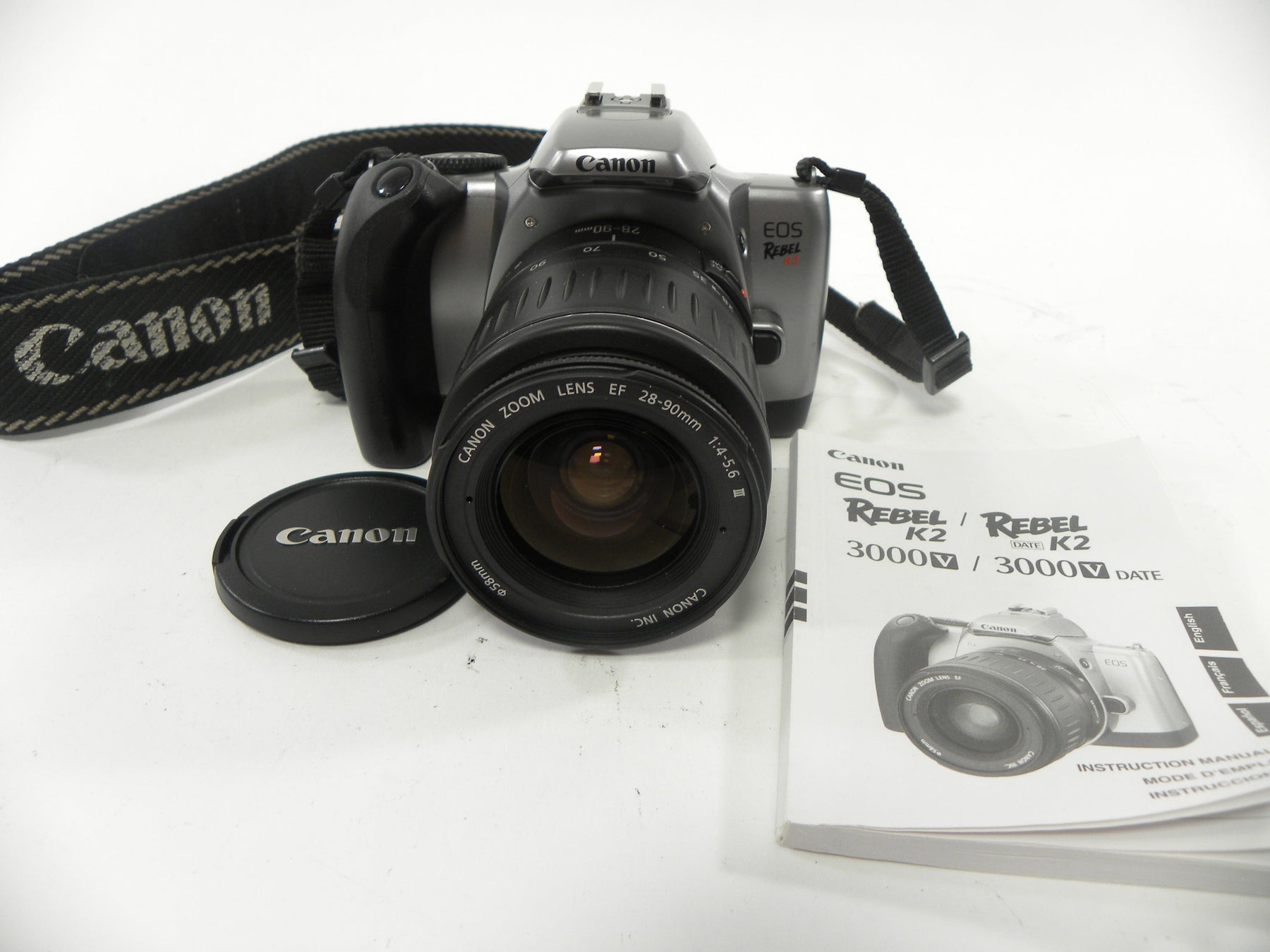 Canon EOS Rebel K2 35mm SLR w/EF 28-90mm f4-5.6III