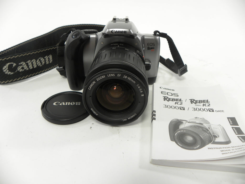 Canon EOS Rebel K2 35mm SLR w/EF 28-90mm f4-5.6III