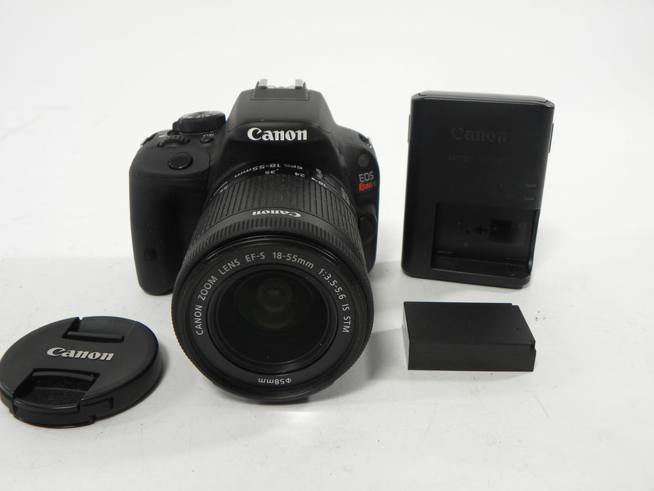 Canon EOS Rebel SL1 18mp Digital SLR w/EF-S 18-55 f3.5-5.6 IS STM
