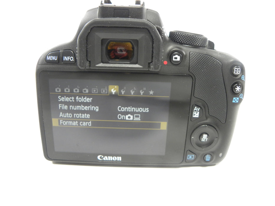 Canon EOS Rebel SL1 18mp Digital SLR w/EF-S 18-55 IS STM Shutter Ct. 1,140